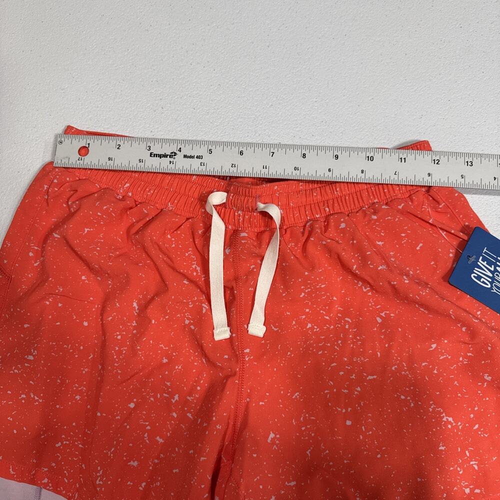 Brooks Women's Moment 5" Running Shorts 2 in 1 Athletic Orange Speckled Size XS - Picture 9 of 13